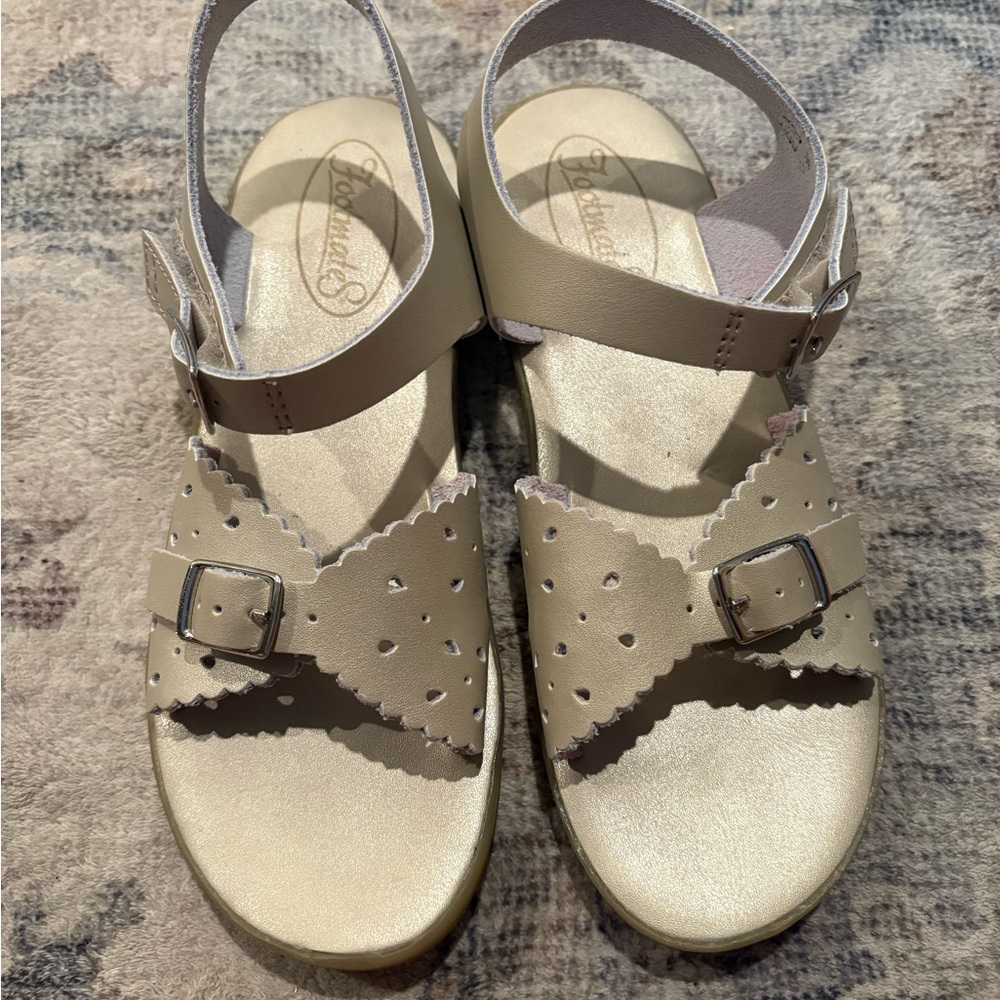 Sz 3 Silver Footmates Sandals